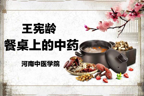 王憲齡-餐桌上的中藥-河南中醫(yī)學(xué)院（6講完整版）