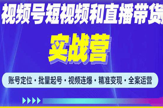 2023最新微信視頻號(hào)引流和變現(xiàn)全套運(yùn)營實(shí)戰(zhàn)課程，小白也能玩轉(zhuǎn)視頻號(hào)短視頻和直播運(yùn)營