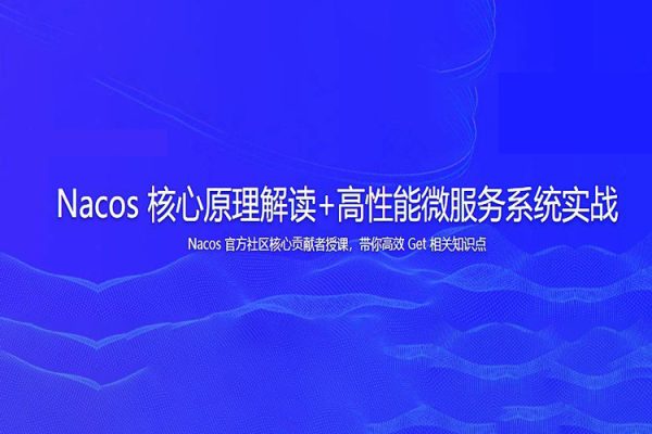 Nacos 核心原理解讀+高性能微服務系統實戰