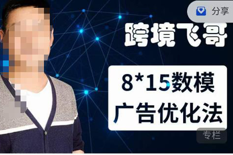 跨境飛哥·廣告優(yōu)化高階課第二十三期，?8*15數(shù)模廣告優(yōu)化法，用數(shù)據(jù)驅(qū)動(dòng)決策