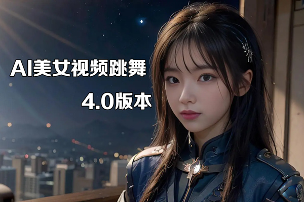 AI美女視頻跳舞4.0版本，七天短視頻快速起號變現，月入過萬（教程+軟件）