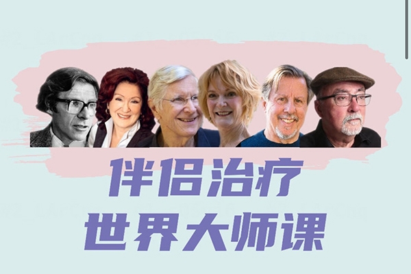 伴侶治療世界大師課，重建親密關系的六個思路，六大流派視頻24講