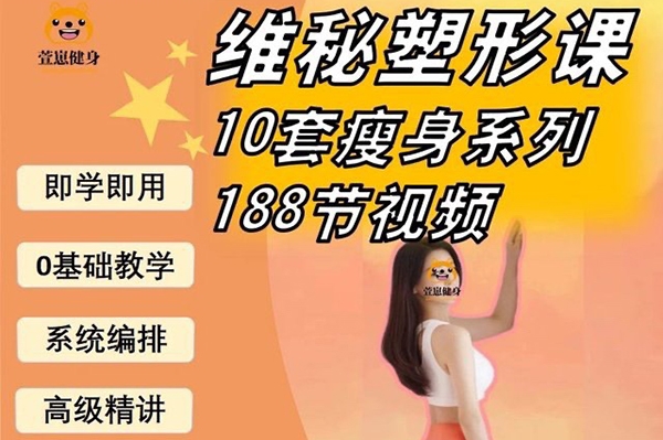 瑜伽普拉提馬甲線養成減脂訓練188節課