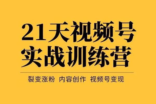 視頻號漲粉變現訓練營，一站式打造穩定的視頻號，漲粉變現模式