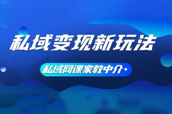 私域變現新玩法，網課家教中介，只做渠道和流量，讓大學生給你打工【項目拆解】