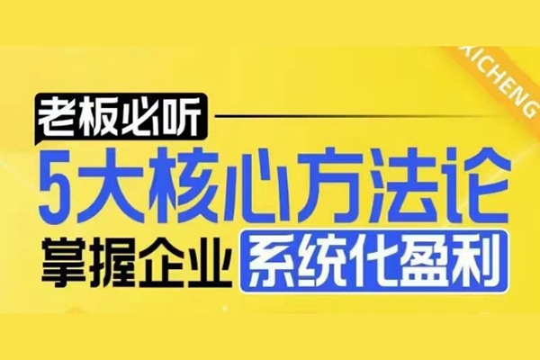 【老板必聽】5大核心方法論，掌握電商企業系統化盈利密碼