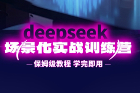 一舟老師·DeepSeek場(chǎng)景化實(shí)戰(zhàn)訓(xùn)練營(yíng)，保姆級(jí)教程，學(xué)完即用，手把手教你用DeepSeek提升效率