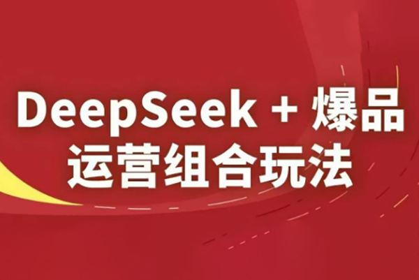 秋秋DeepSeek+爆品運營組合玩法，2025淘系精品課
