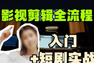 萊尼日記影視剪輯全流程入門+短劇實戰課