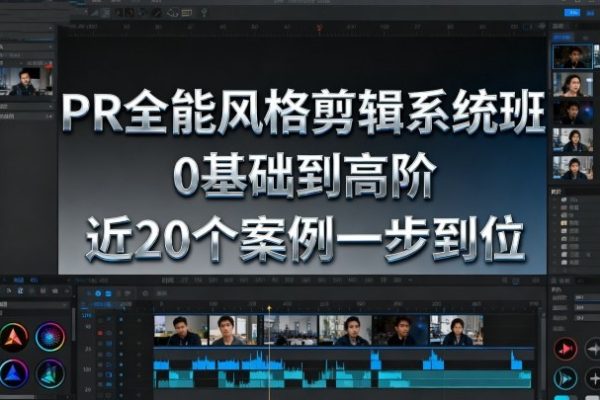 影像社PR全能風格剪輯系統班，0基礎到高階，近20個案例一步到位